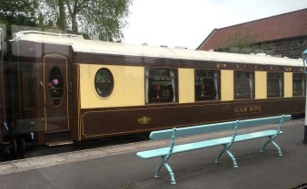Train on North York Moors railway